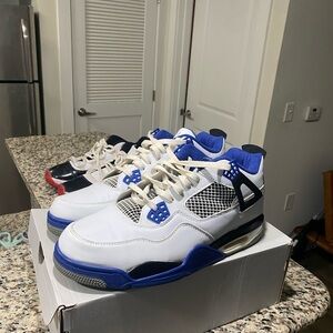 Jordan Men's Shoes White and Blue